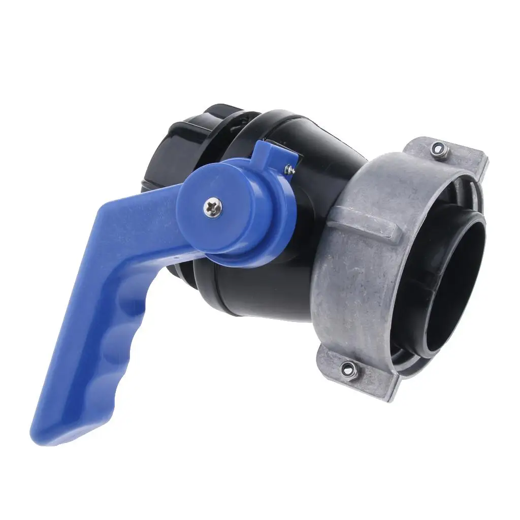 IBC Water Tank Camlock Adaptor Polypropylene Ball Valve Hose Connector for Garden Liquid Storage
