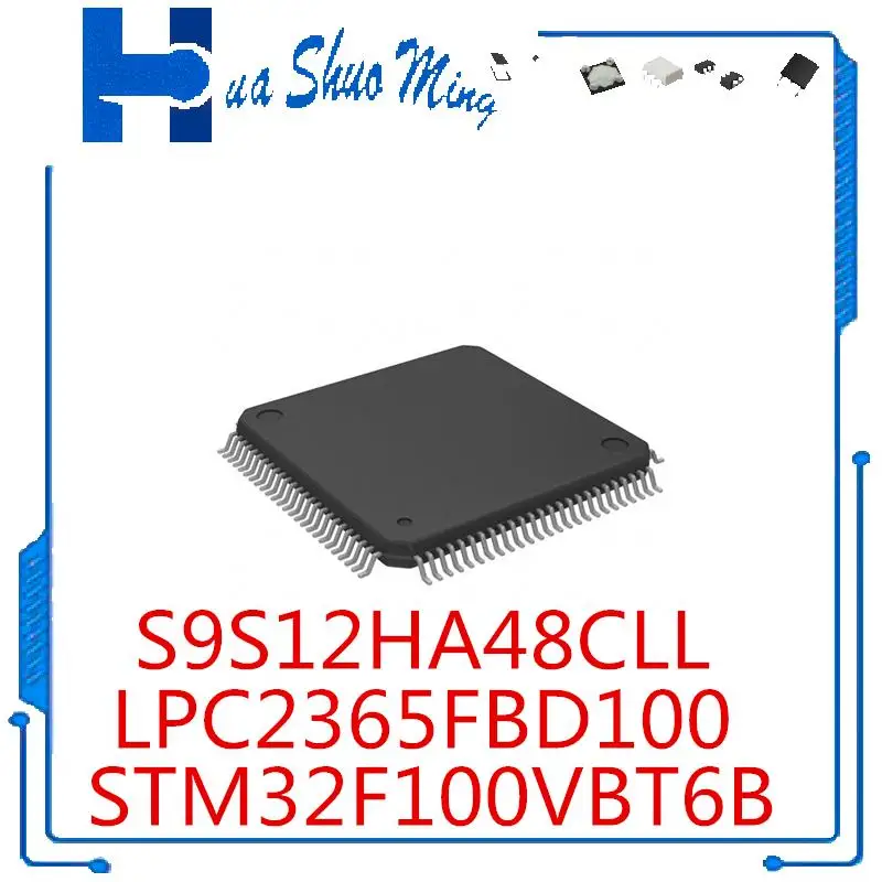 NeW2Pcs/Lot  STM32F100VBT6B STM32F100VBT6  LPC2365FBD100 LPC2365FBD LPC2365 S9S12HA48CLL OM34S 0M34S LQFP100