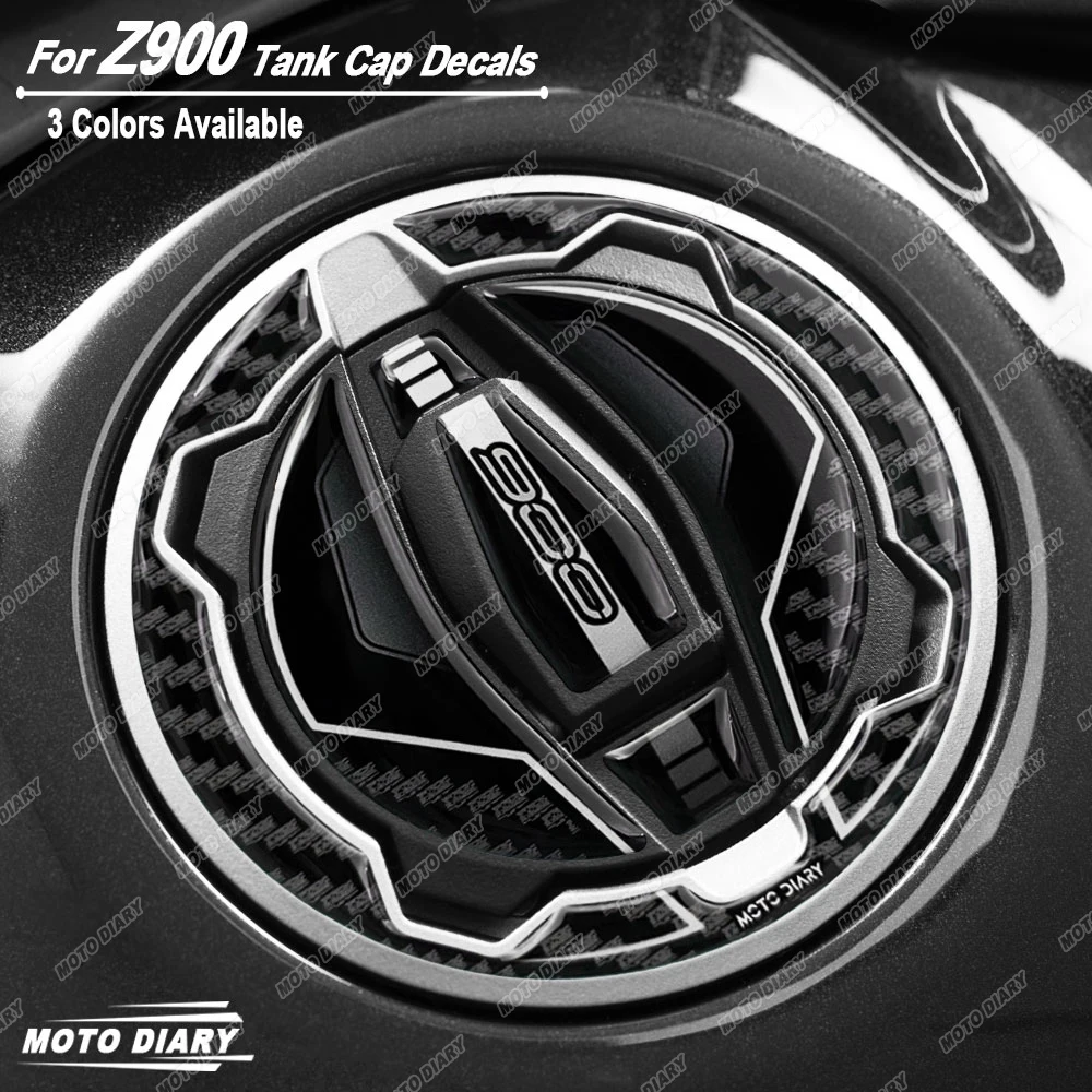 3D Motorcycle Fuel Tank Cap Sticker Gas Tank Protection Decals For Z900 Z 900 2023 2024