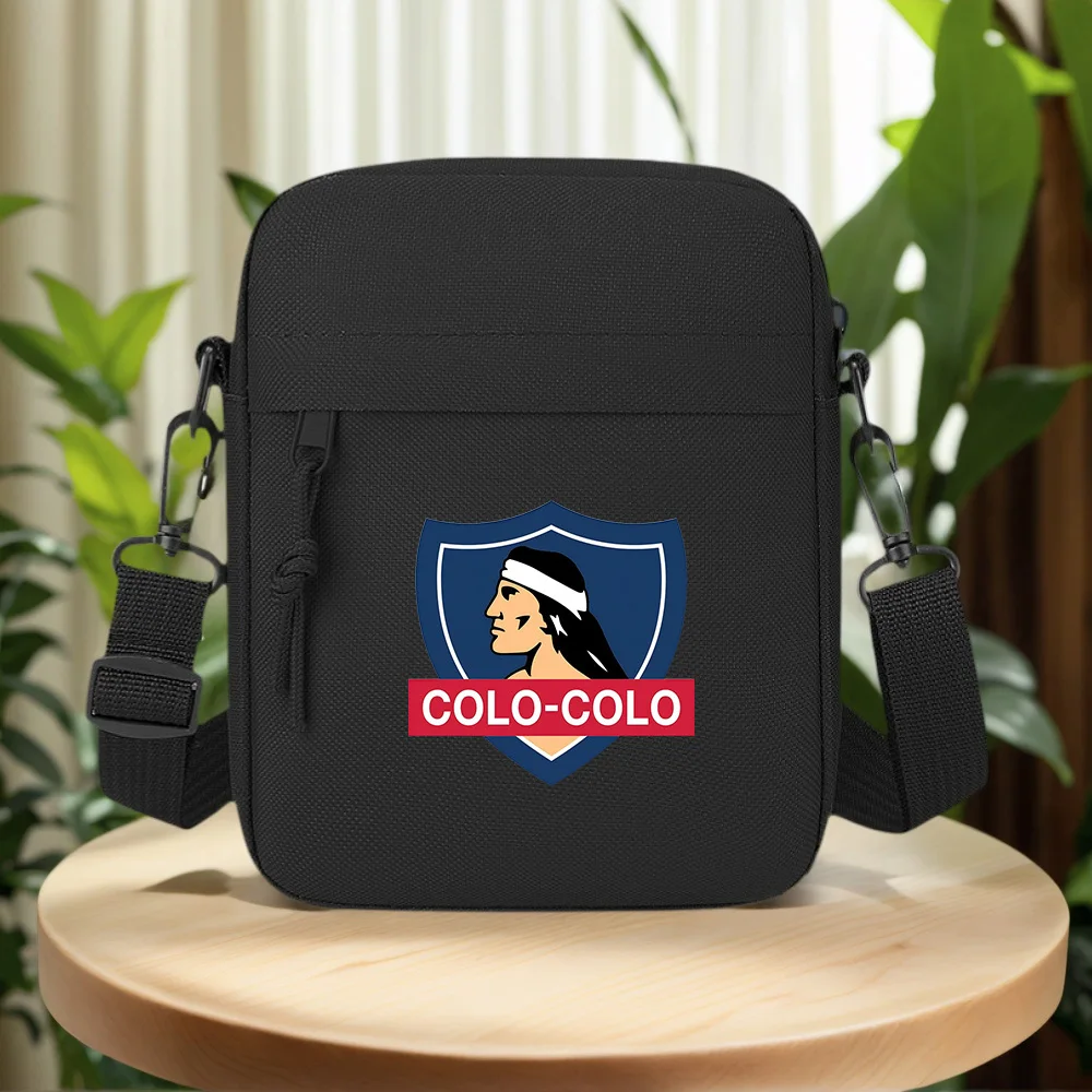 Native profile head white band red banner  Men Crossbody Bag Single Shoulder Women Cartoon Anime Film Printing Design Unisex