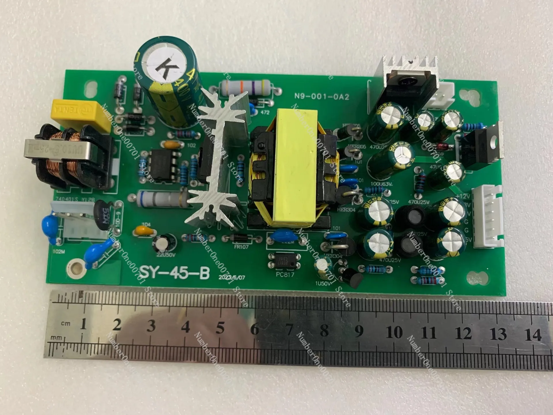 Switching Power Supply Board for Audio Mixer, Output +5V +12V ±15V +48V, 6/8/12 Channel Replacement