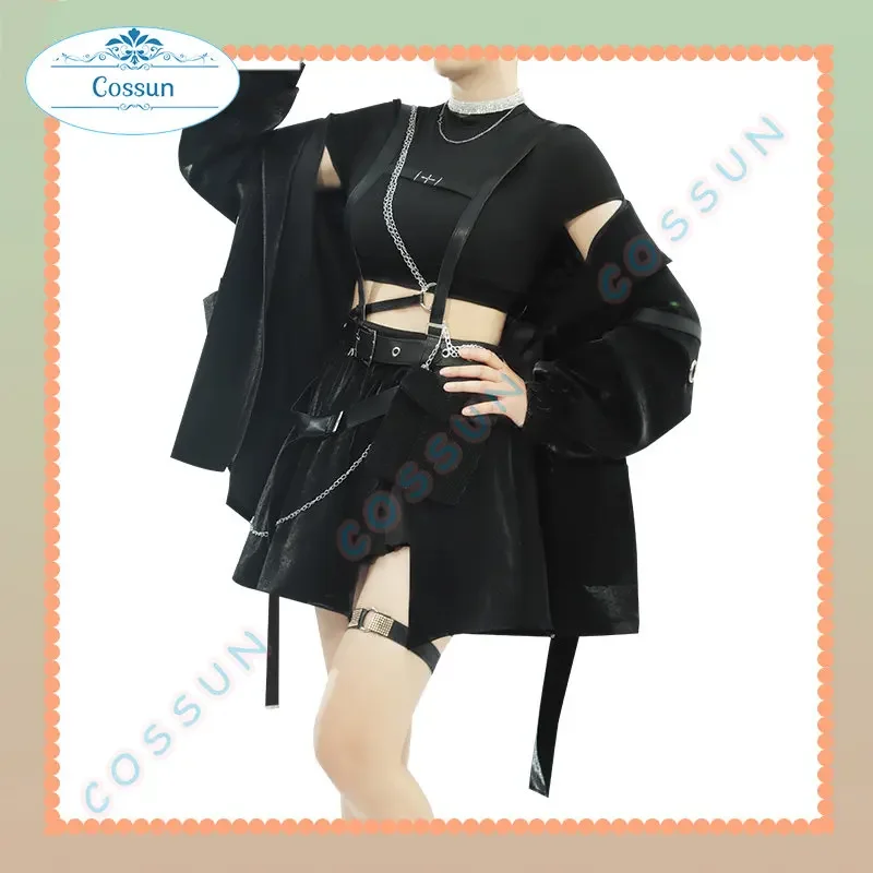 Vtuber NIJISANJI Sister Cleaire Cosplay Costume Uniform Coat Top Skirt Hat Halloween Party Outfit S-3XL Game Anime Cosplay