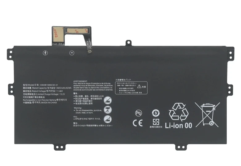Laptop Battery HB30B1W8ECW-31 For X 2020 EUL-W19P EULD-WFE9 EUL-W29P EULD-WFE9 EULD-WDH9 Series Notebook