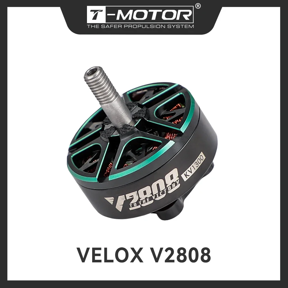 T-MOTOR VELOX V2808 4-5-calowy silnik drona wyścigowego Cinewhoops Fpv 4-6S KV1300/KV1500/KV1950 Silnik bezszczotkowy