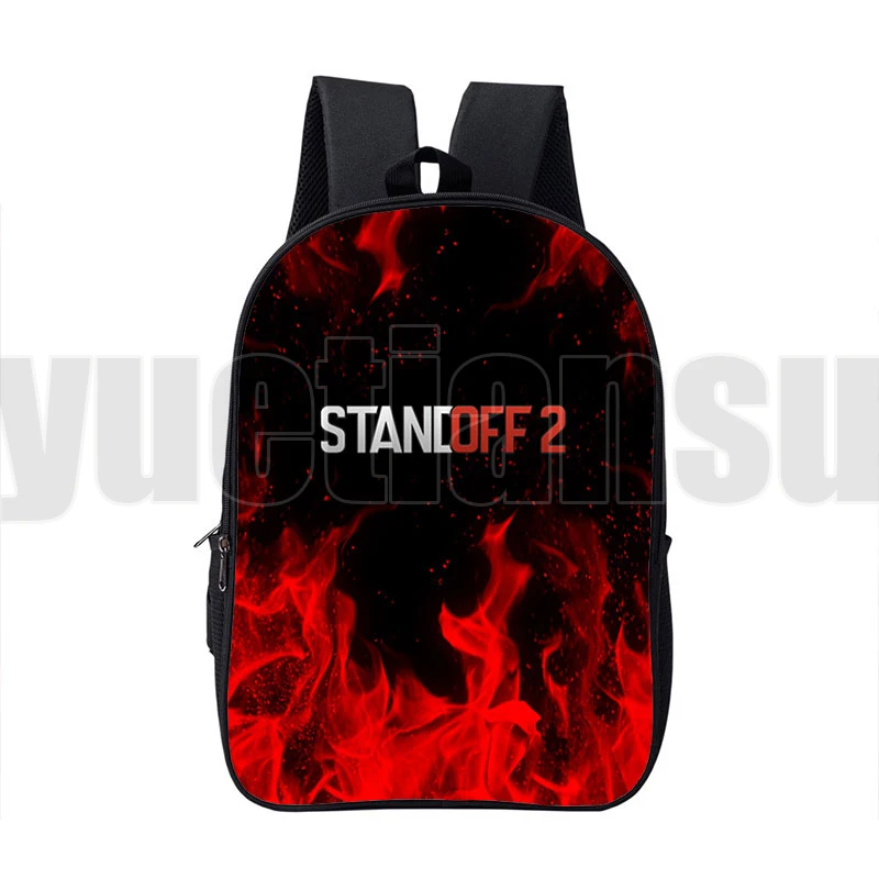 16นิ้ว Mochila 3D พิมพ์ Standoff 2กระเป๋าเป้สะพายหลังเด็กการ์ตูนโรงเรียนกระเป๋าวัยรุ่นสงครามยิงเกมอะนิเมะคุณภาพสูง Travel กระเป๋า