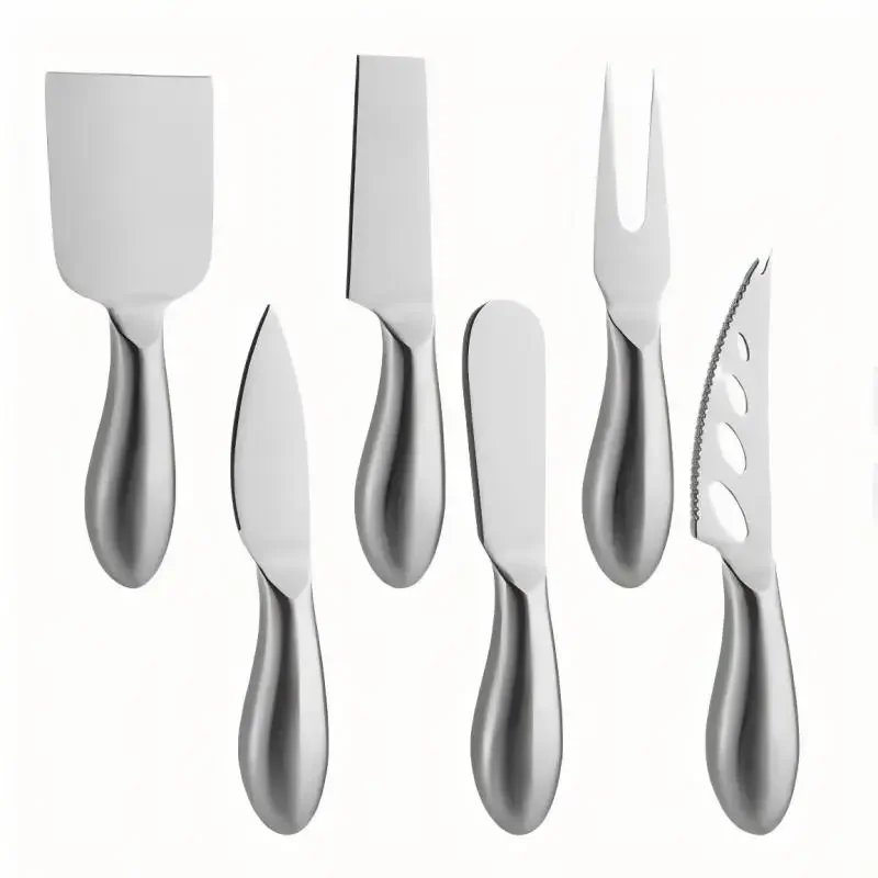 Cortador de mantequilla de acero inoxidable, esparcidores de mermelada de queso, cortador de crema, utensilio multifunción, cuchillo para pan y mantequilla, utensilio de cocina