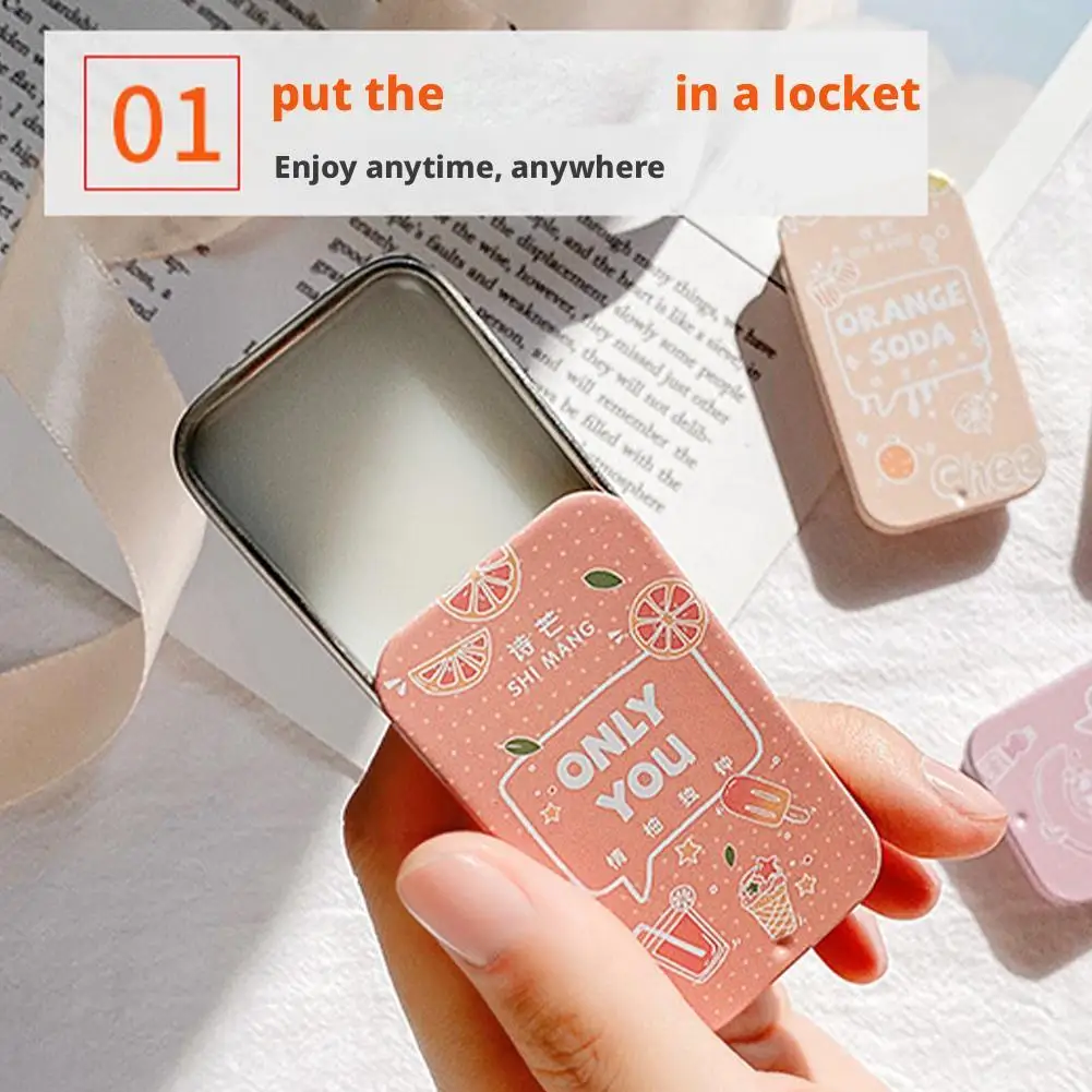 ﻿ Solid Fragrances Women Men Solid Balm Mild Long Lasting Aroma Deodorant Fragrance Body Portable Box Portable Solid Perfume