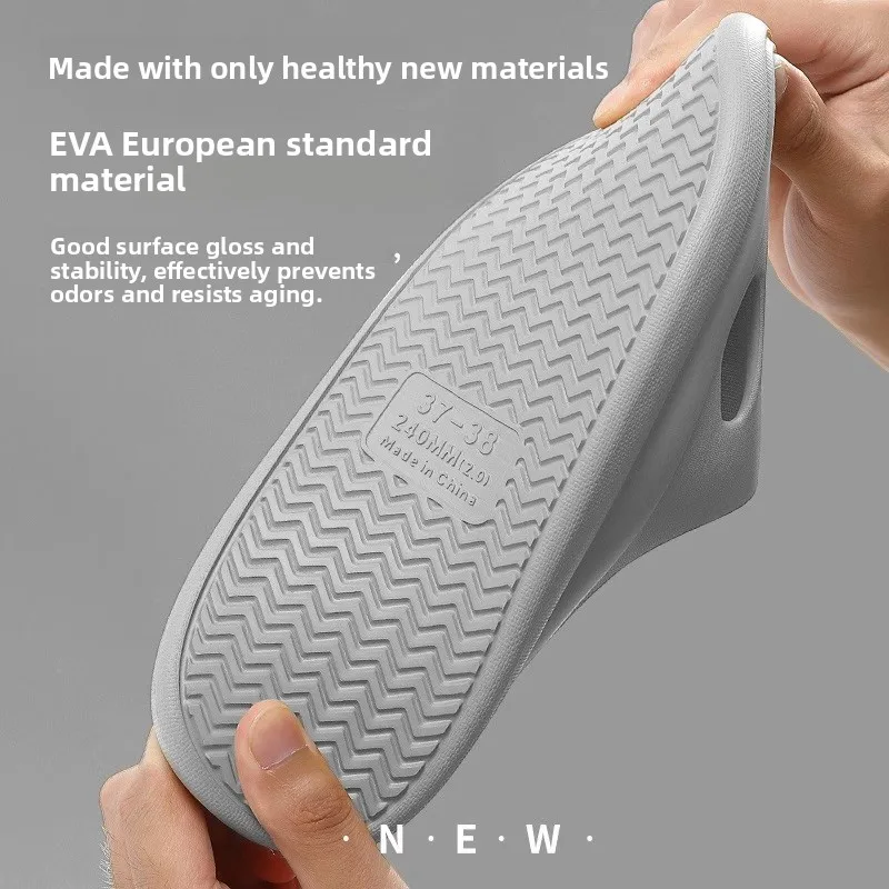 Silent EVA Slippers Unisex Summer Indoor Home Bathroom Soft Bottom Male Female Style Couple Slippers Youth Fashion Trend