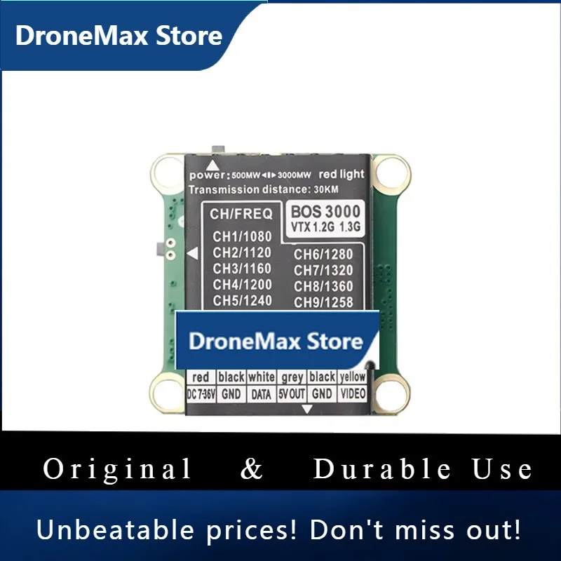 DroMa3000nW VTX 9 Channels 1.2G Video Image Transmission
