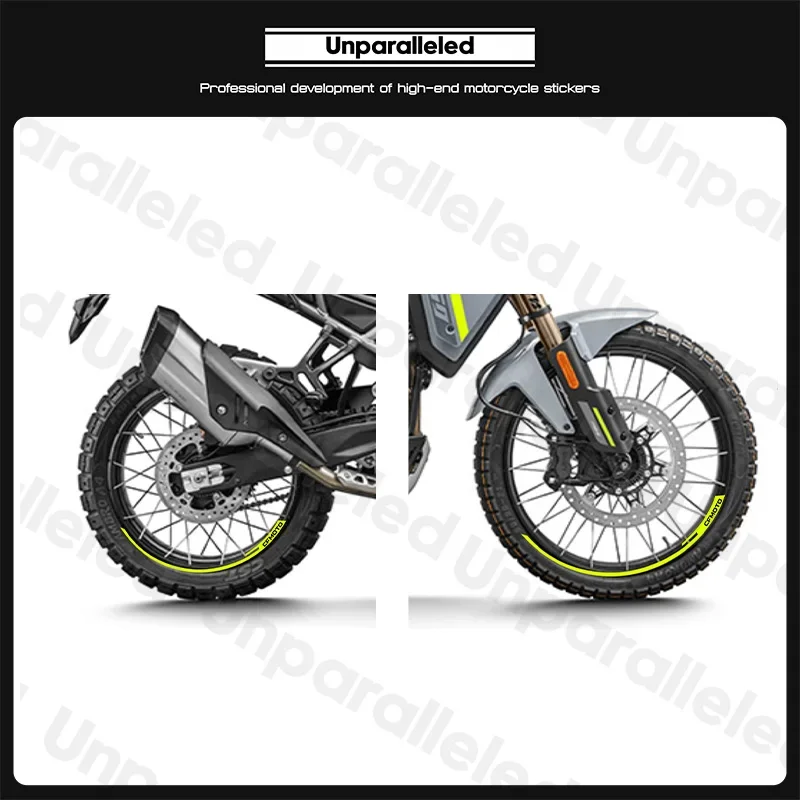 For CFMOTO 450MT 450 MT Motorcycle Wheel Sticker Rim Decal Stripe Tape Accessories Waterproof