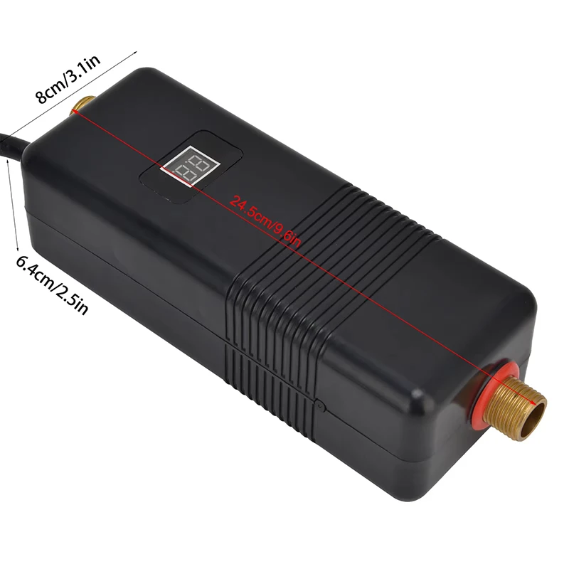 3000 واط سخان مياه كهربي فوري للمنزل الحمام المطبخ الحمام التخييم الأسود الحمام سخان مياه سخان مياه كهربي