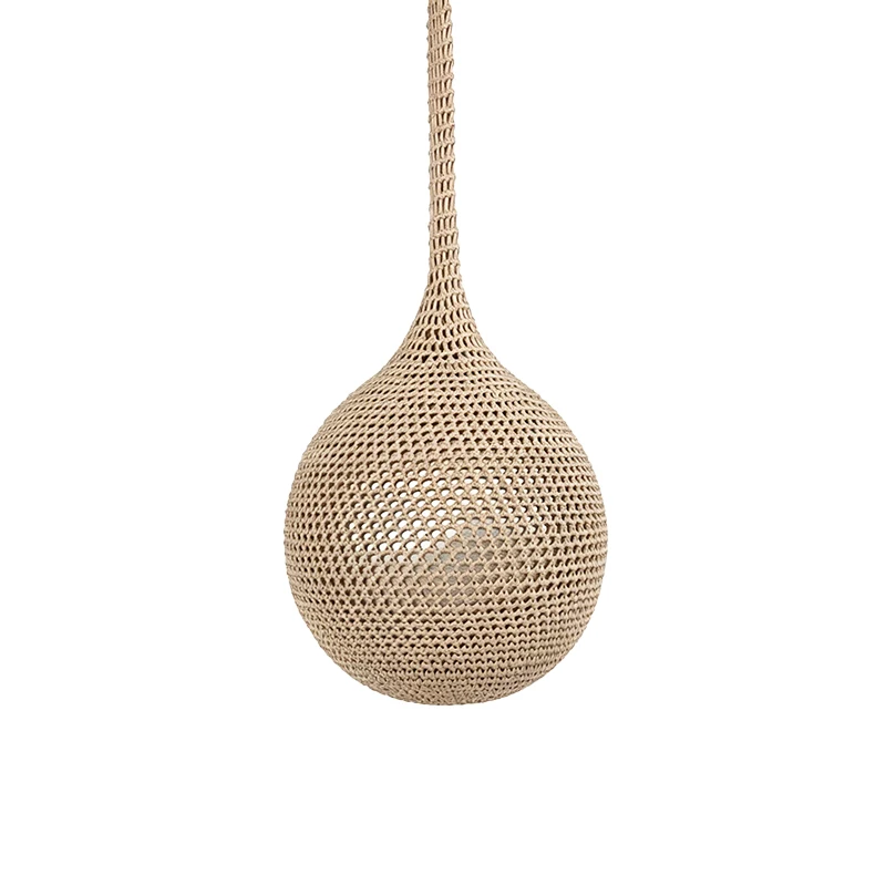 Colorful knitted hanging ball swing with modern design and inflatable rubber core, safe and suitable for children