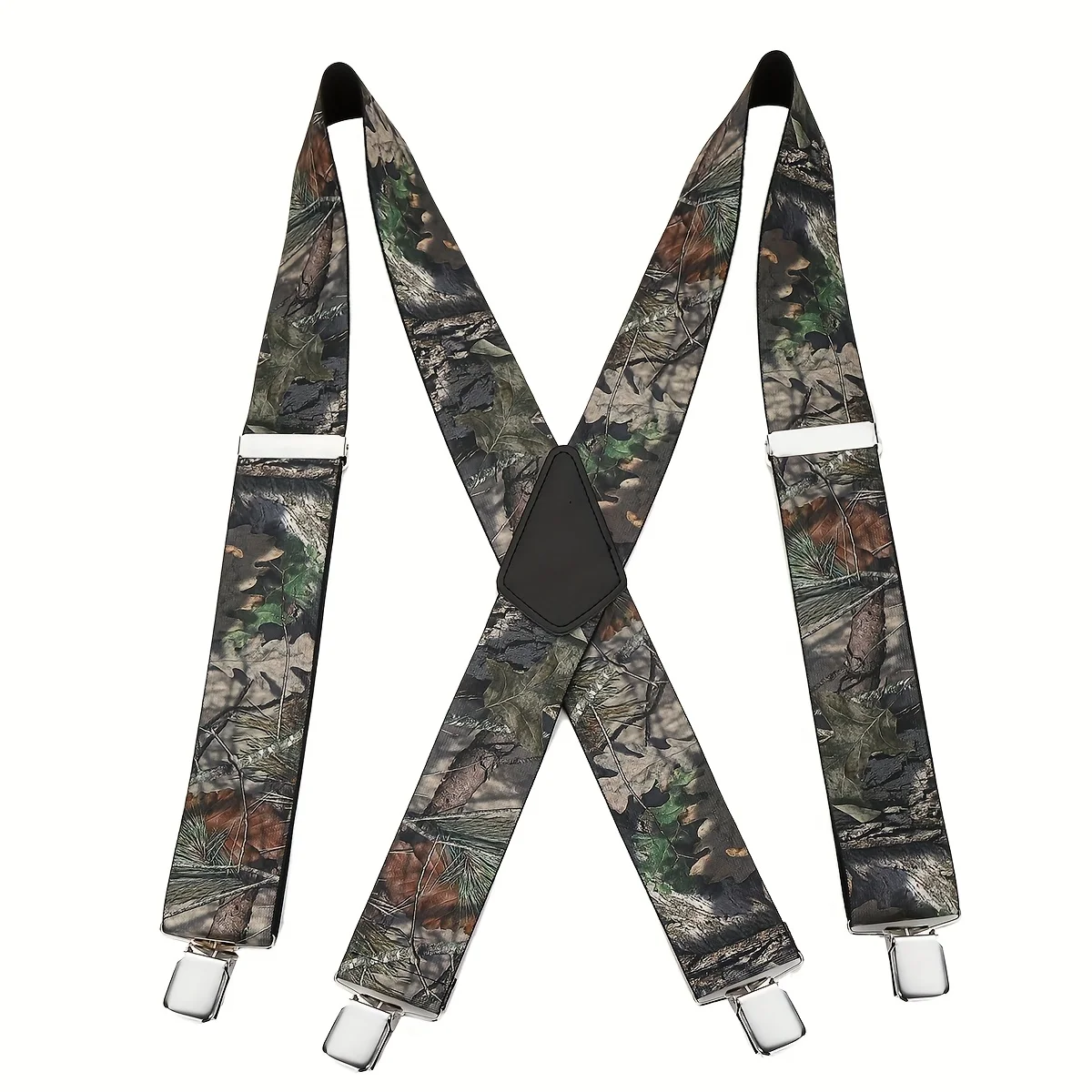 남성 정장 셔츠 네 클립 논슬립 나뭇잎 3 패턴 서스펜더