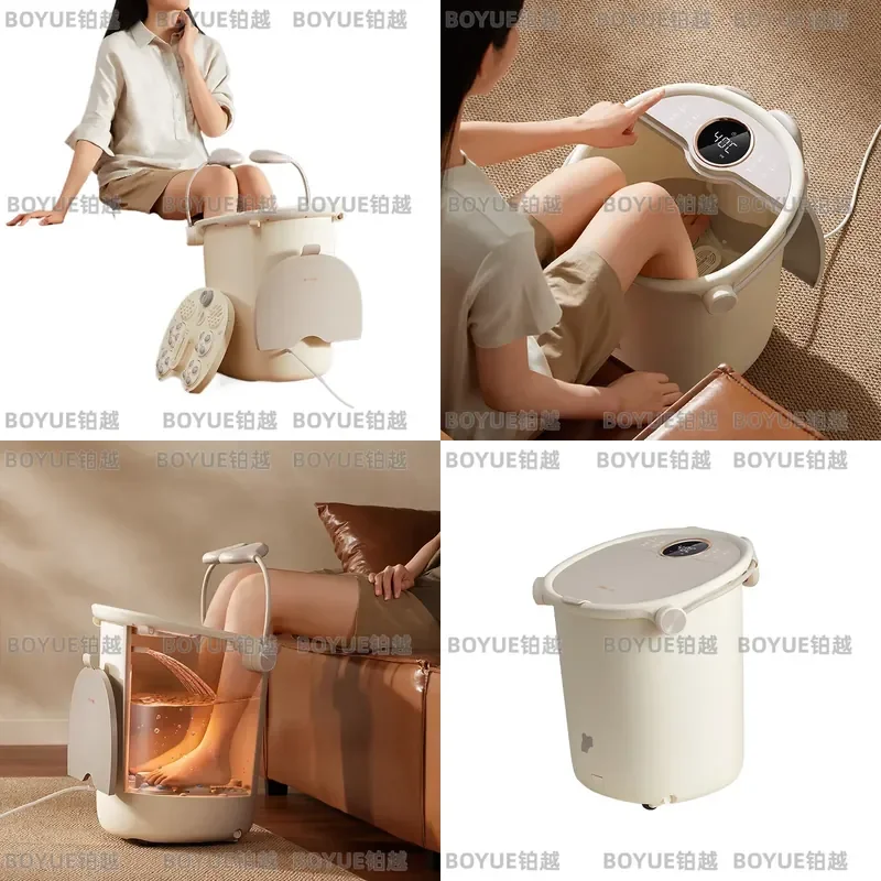Electric Foot Spa Massager with Heat Constant Temperature Soaking Bucket for Home Use Knee Warmer Health Care Bath Basin