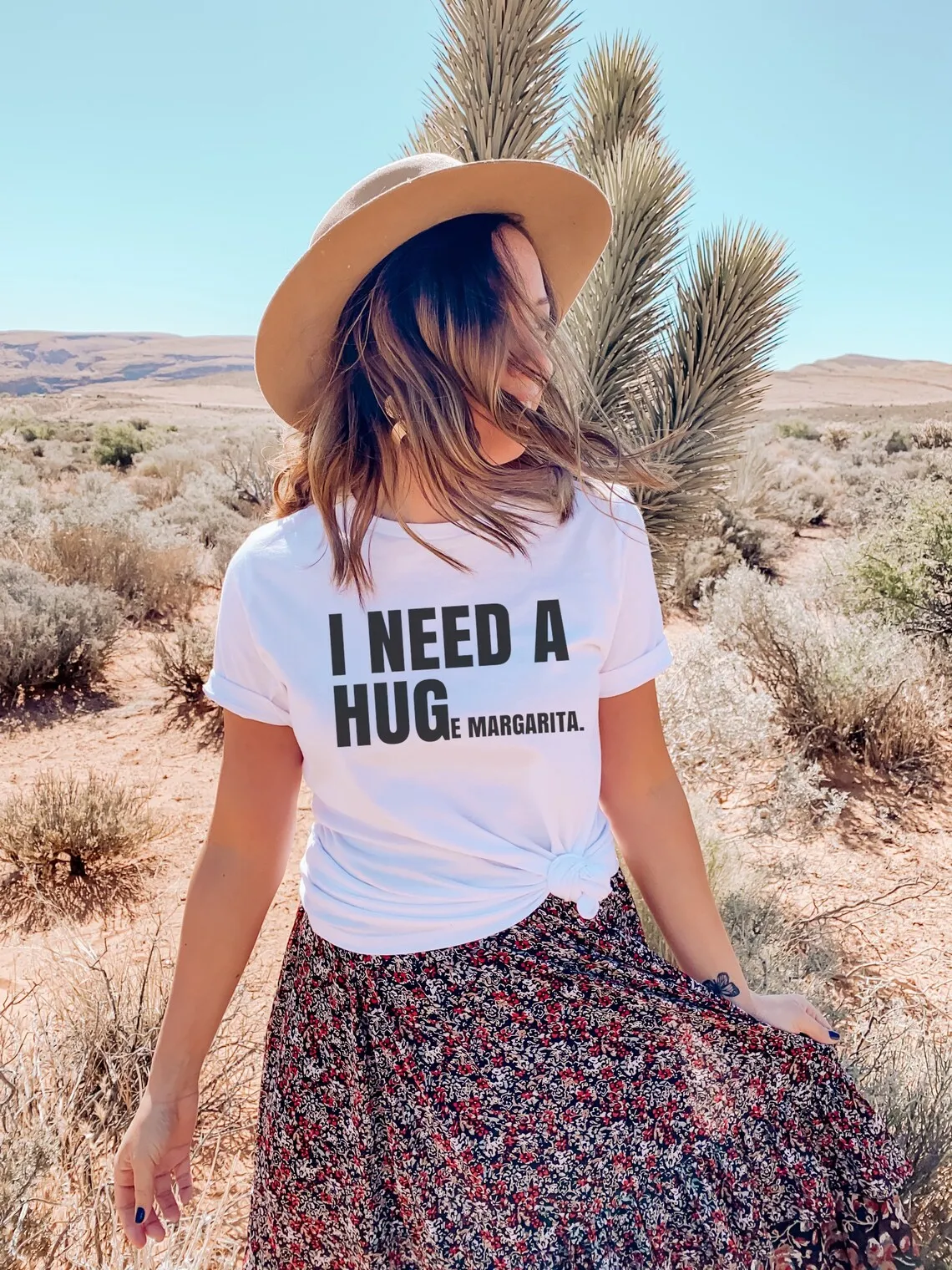 Sugarbaby I Need a Huge Margarita Funny Graphic T-shirt Unisex Jersey Short Sleeve Tee Funny Cotton T-shirt Fun Gift Drop Ship