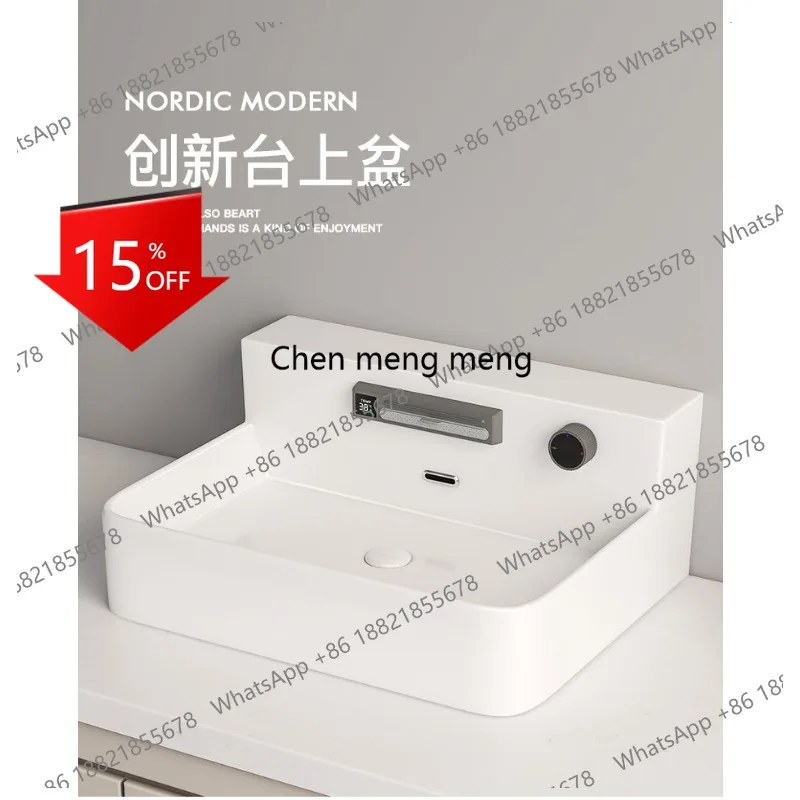 E153 Wall-mounted wash basin Wall-mounted wash basin Household  Wash top basin