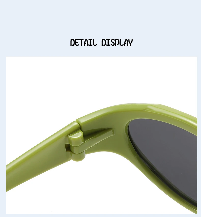 Neue Mode Cat-eye kinder Brille Outdoor Sonnenschirm Anti-uv-Silikon Polarisierte kinder Sonnenbrille 23089 – Detail 6