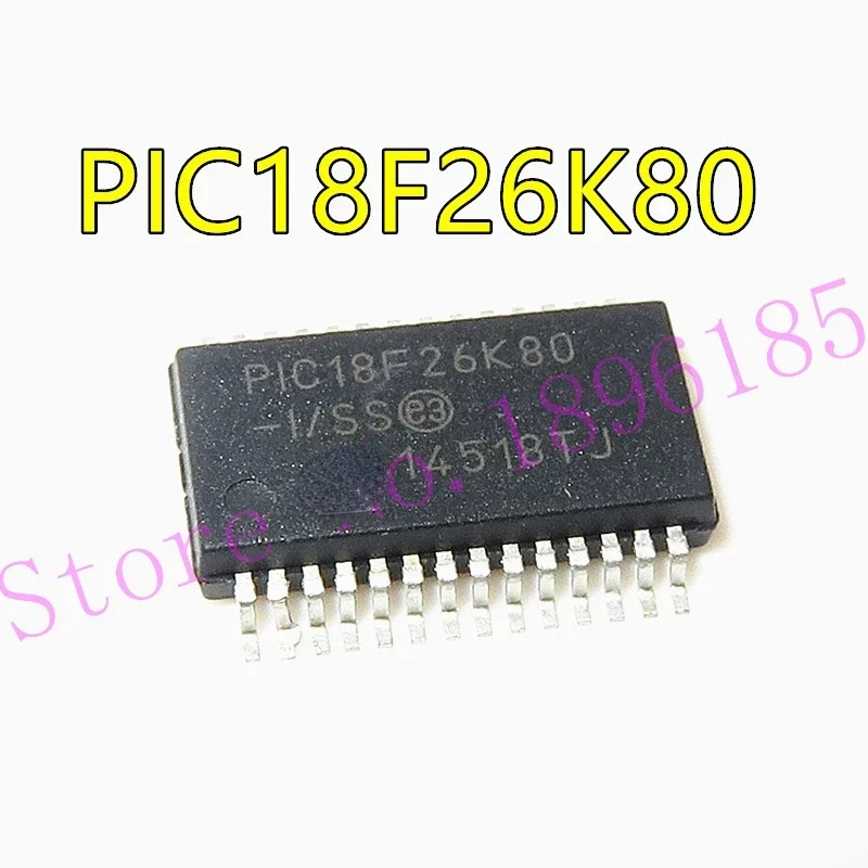 1pcs PIC18F26K80-I/SS PIC18F26K80 SSOP28 28/40/44/64-Pin,