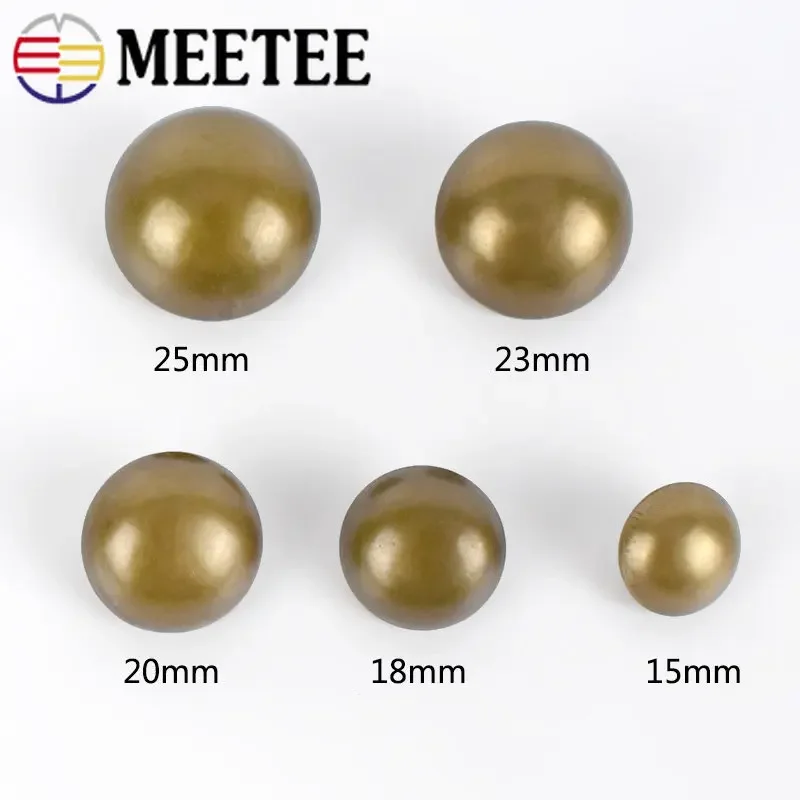 10/20pcs 15-25mm kov vintage knoflíků měď houba stopka knoflík pro oblek bunda svetr dekorace botones DIY šicí materiál