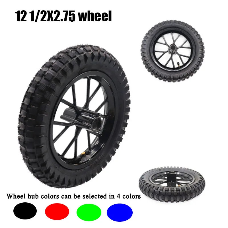 

Dirt Bike 12 Inch Wheel Rim Pneumatic Tire Inner Tube Rims 12 1/2x2.75 For 49cc Mini Moto Scooter Small Vehicle Parts