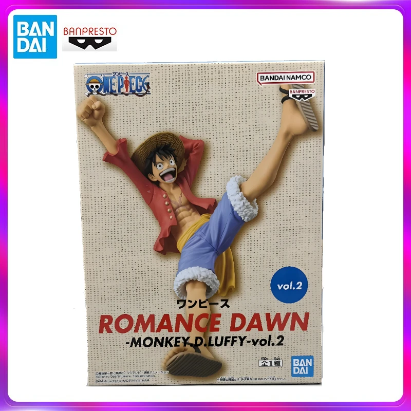 

Bandai In Stock Banpresto Anime One Piece Romance Dawn Monkey D.Luffy Vol.2 Original Action Figure Model Toy Collection Gift TT