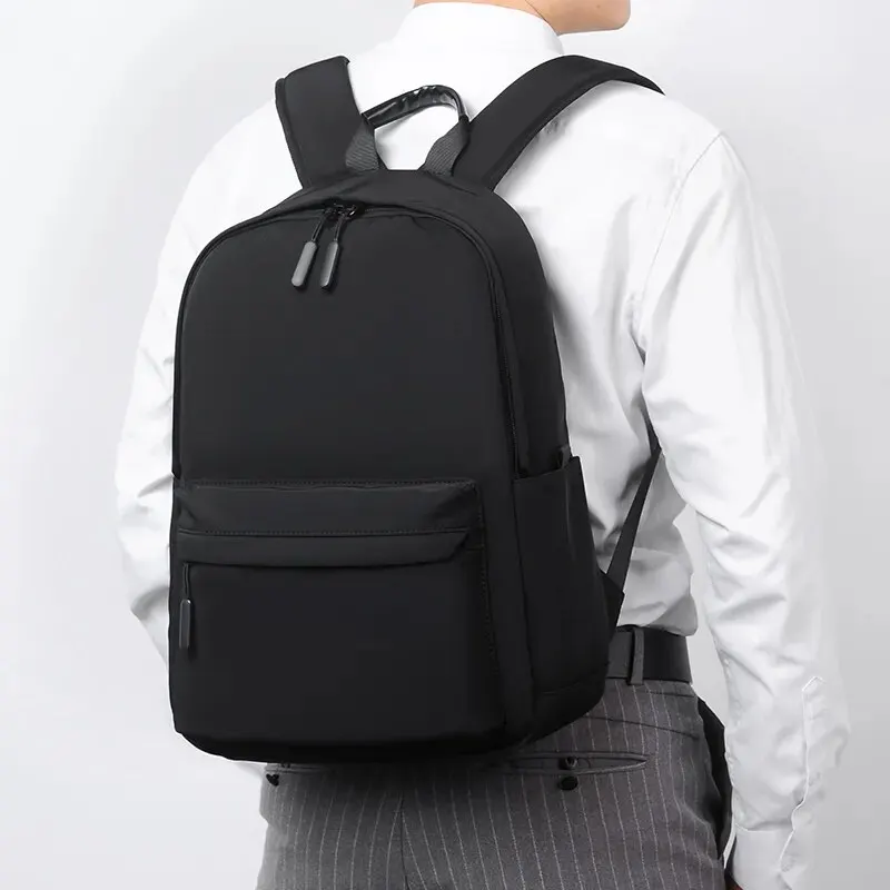 A 14-inch Shoulder Bag Men And Women Lightweight Large-capacity Leisure Student Schoolbag Simple Computer Backpacks