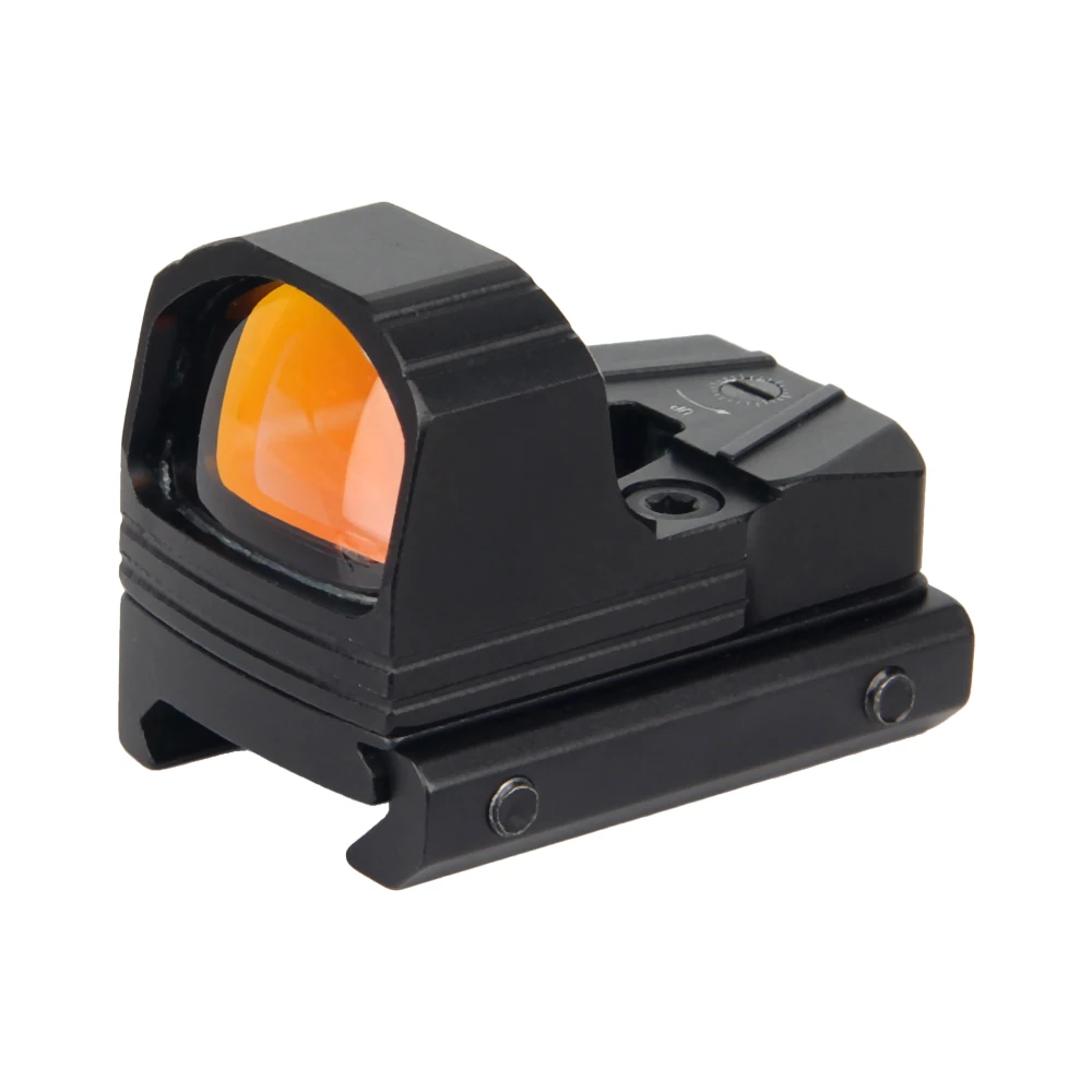 1x25 Red Dot Sight Glock Tactical Optical Riflescope Hunting Reflex Collimator Airsoft Scope for 20mm Rail Mount