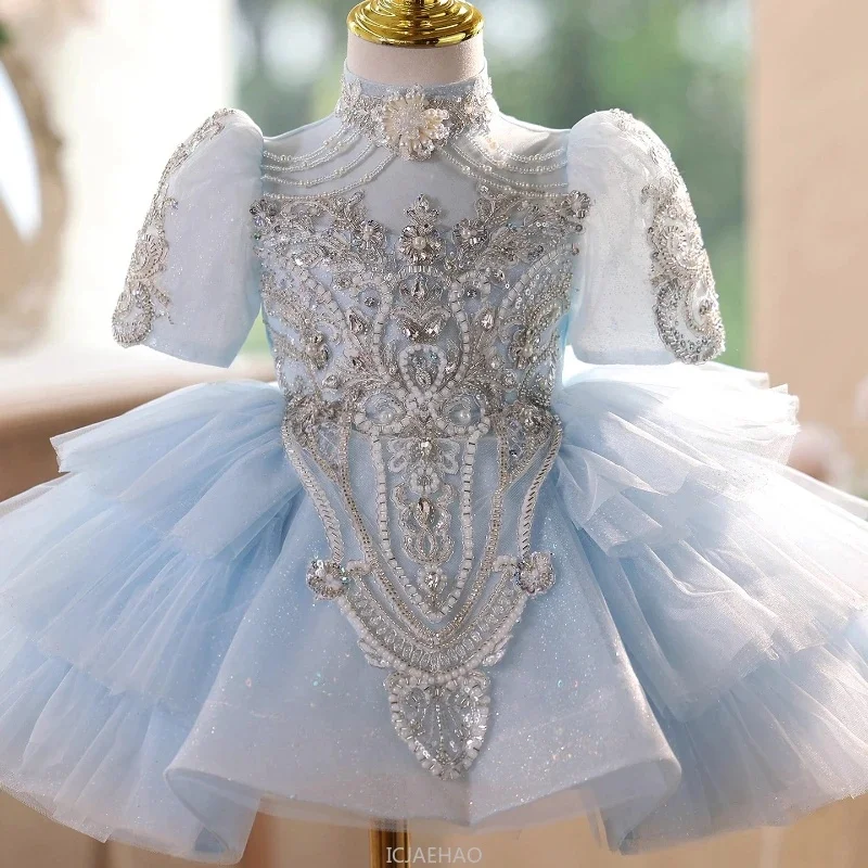 custom-high-neck-flower-girl-dress-wedding-party-gown-birthday-party-dress-kids-pageant-gown-formal-dressفساتين-اطفال