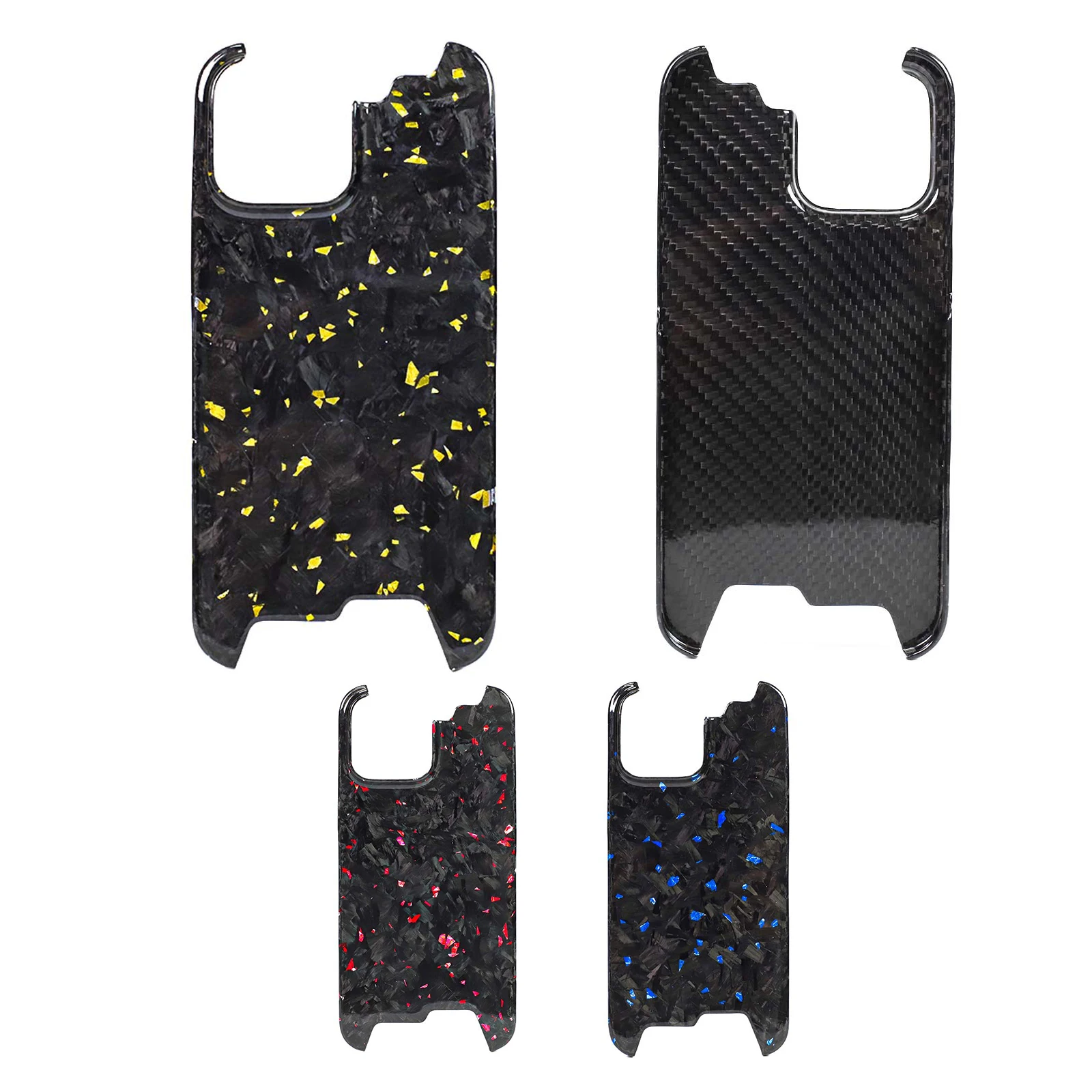 

Для iPhone 16 Pro Max/15 Pro Max/14 ProMax/13ProMax Чехол из кованого углеродного волокна Защитный чехол для iPhone 16Pro/15Pro/14Pro/13Pro