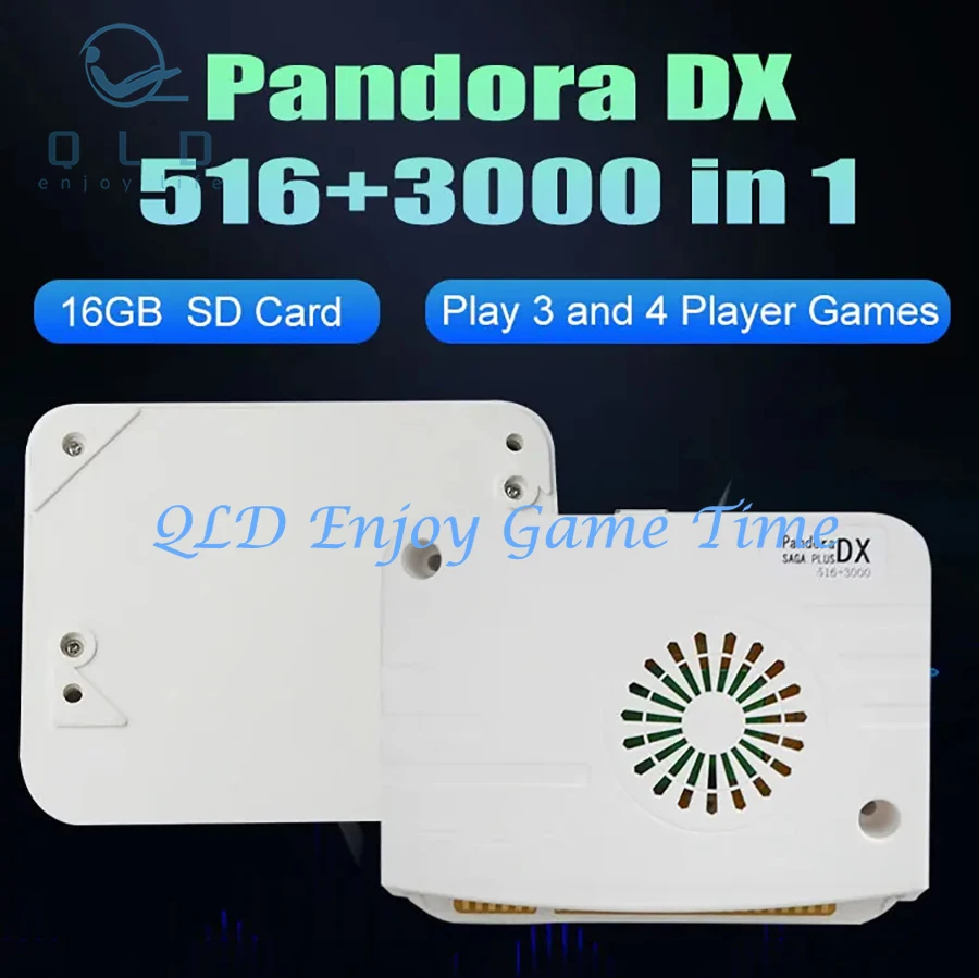 New Arcade PCB, Pandora Saga DX Plus 3000 Horizontal CRT, and 516 Vertical Games, 3 Sides Cocktail, Jamma Box, USB Trackball