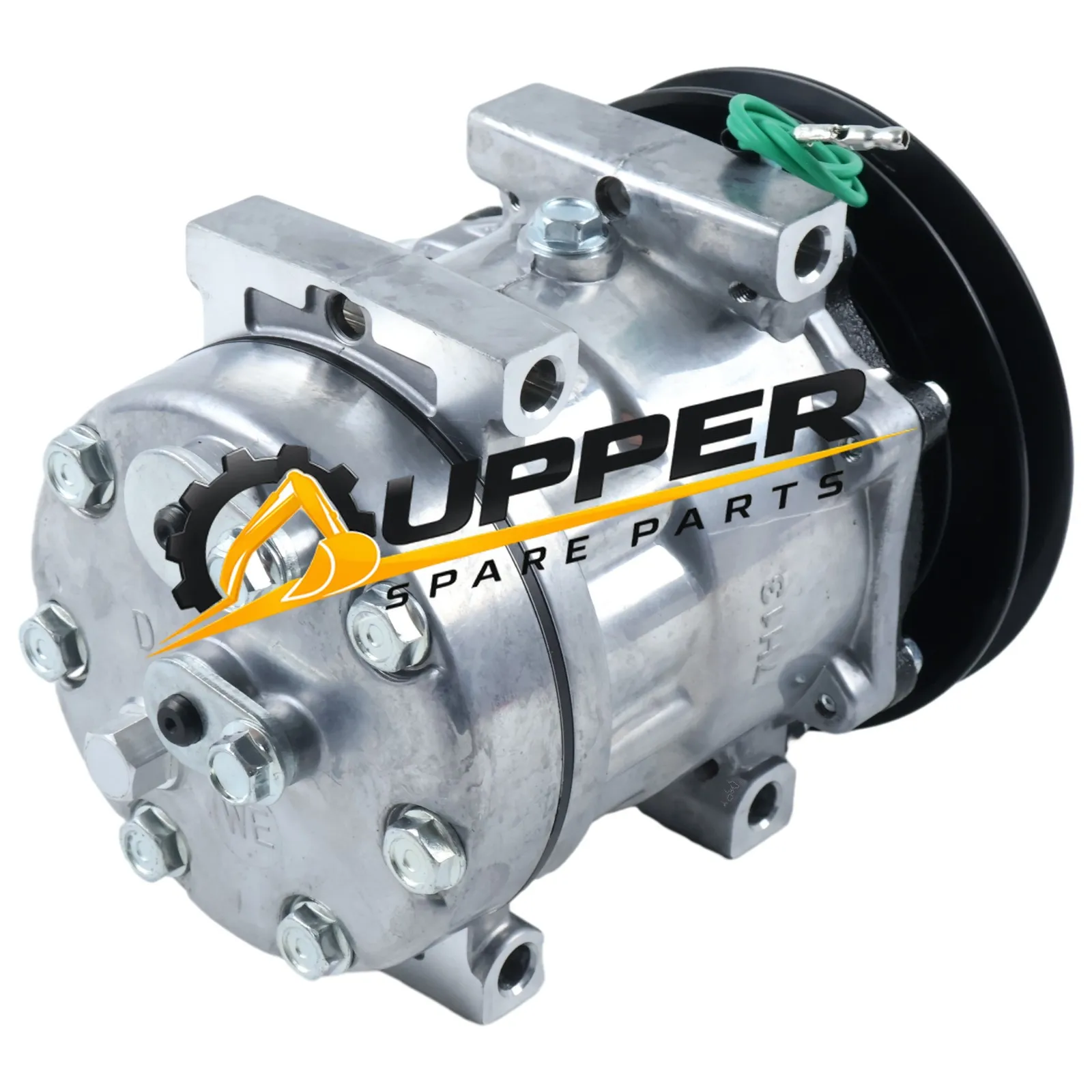 SD7H13 A/C Compressor KHR3197 For Kobelco SK200LC SK210LC Link-Belt 130LX 330LX