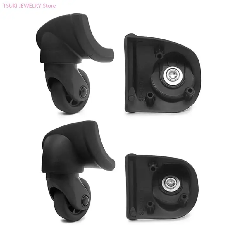 4Pieces Luggage Replacement Wheels Practical Universal Spinner Suitcase Casters Accesory For Smooth Travel Experience