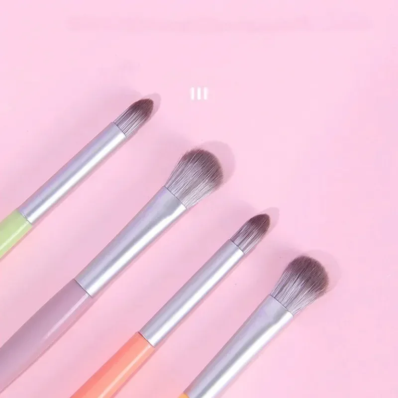 Single Makeup Brush Double-ended Eye Shadow Brush Smudge Detail Highlight Brush Brighten Soft Professional Makeup Tool