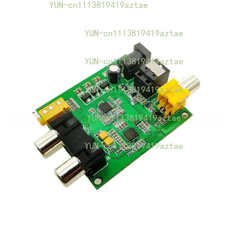 Optical Coaxial DAC Decoder Board, RCA 3.5mm Dual Analog Audio Output Hi-Fi Module