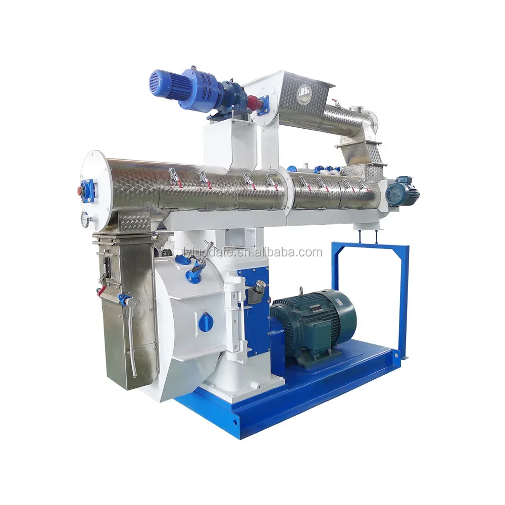 China Manufacture Feed Pellet processing machinery pallet shredder fertilizer making machine peletizadora de alimentos