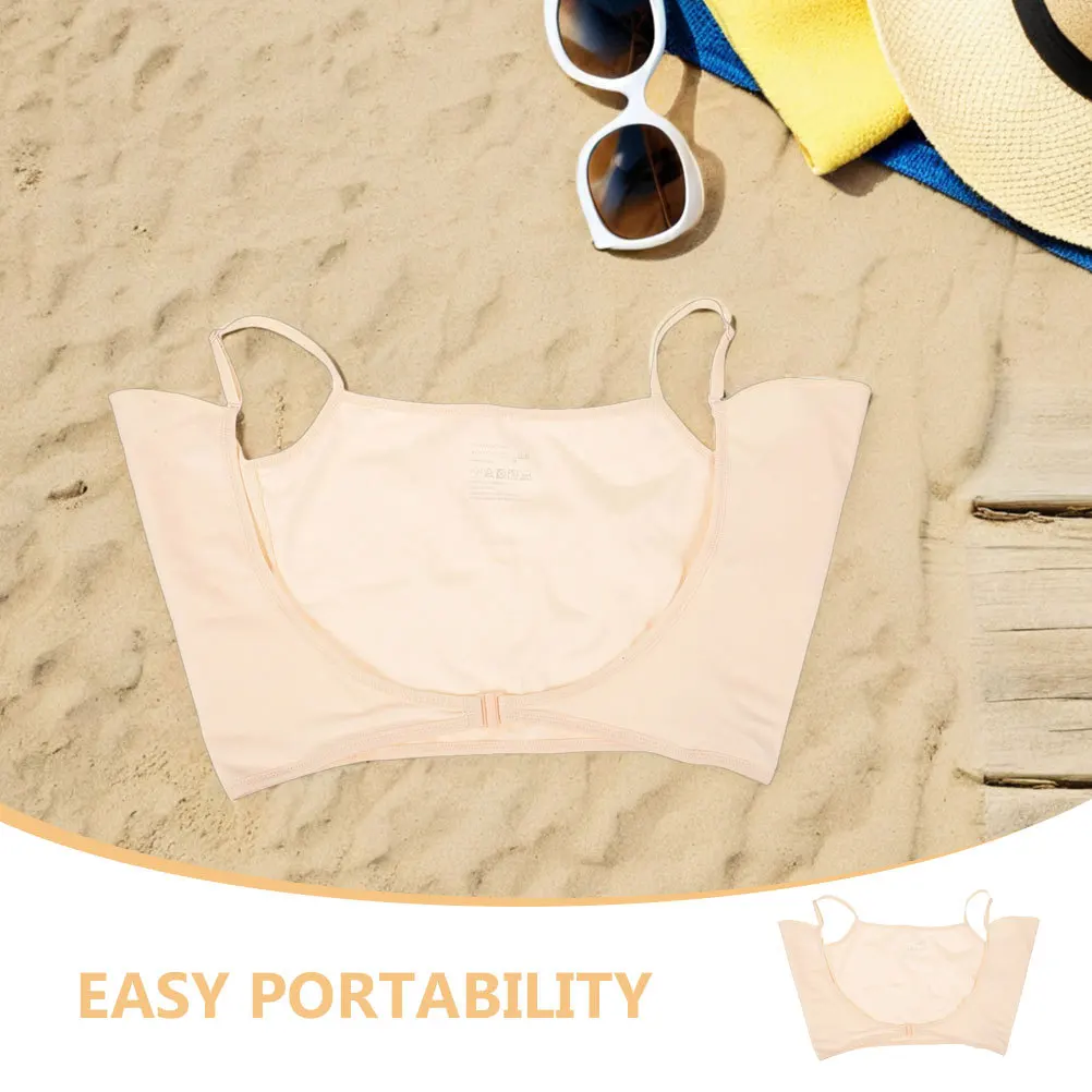 2 stuks lichtgewicht onderarmzweetbeschermer herbruikbaar wasbaar zweetabsorberend vest voor dames ademend ontwerp voor