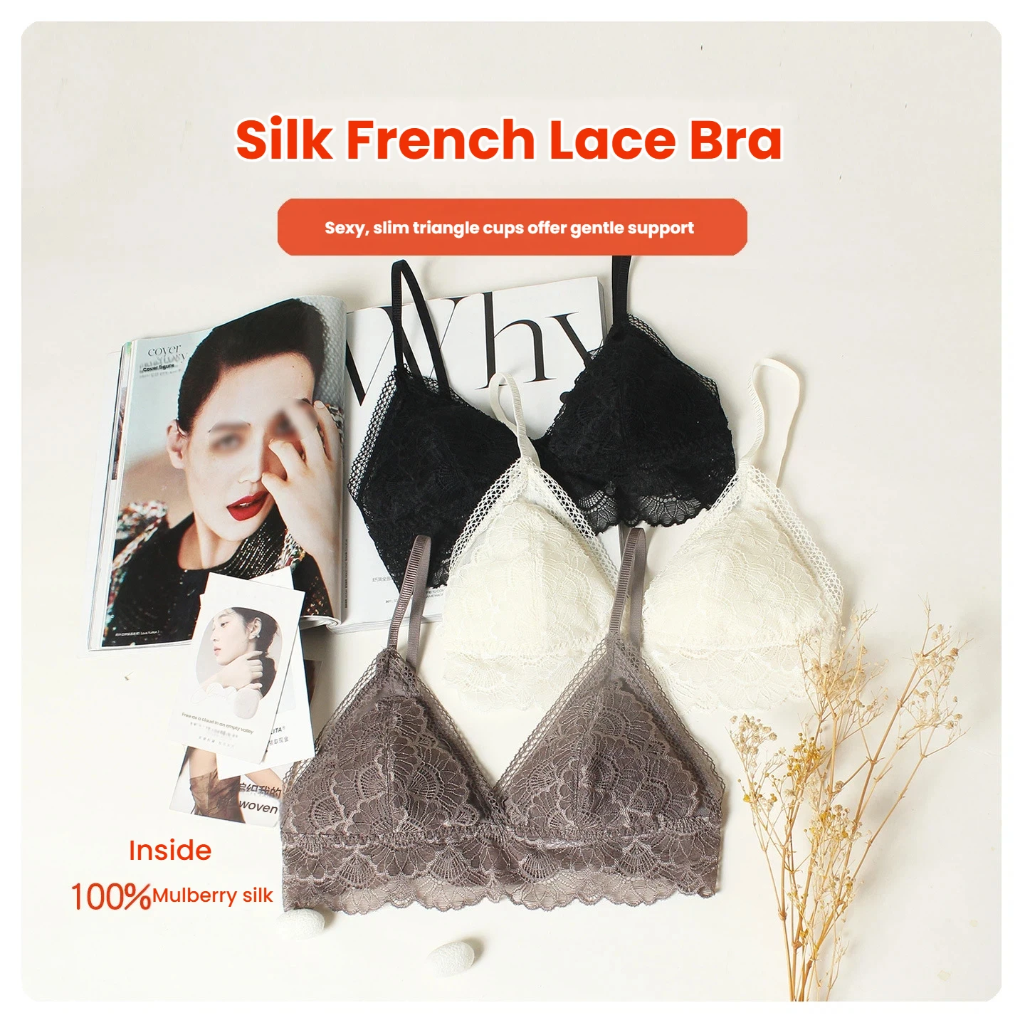 حمالة صدر نسائية مثلثة الشكل م - مراجعة Bralette Wireless Soft وسعره