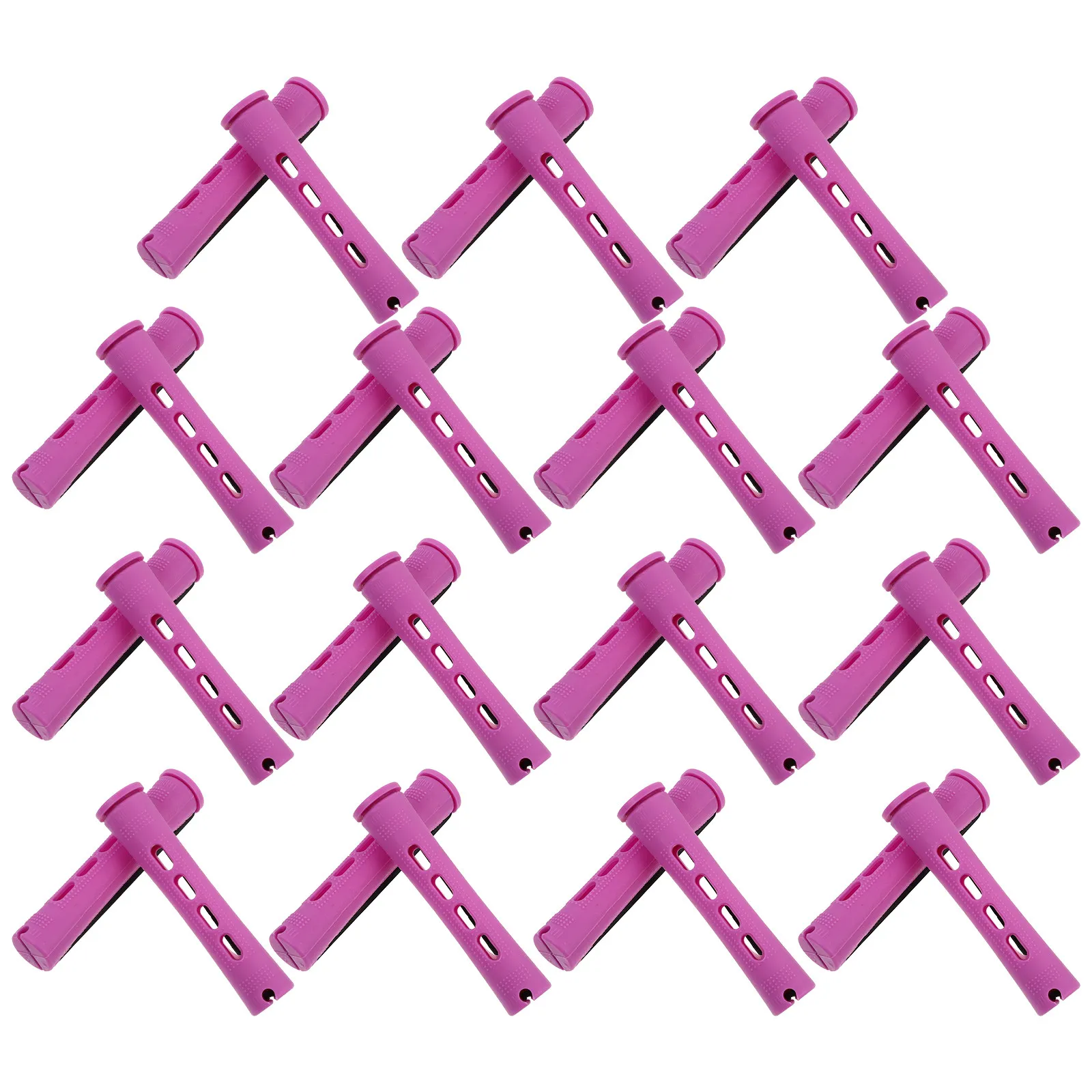 

20Pcs Hair Styling Rollers Plastic Wave Curlers for Firm Hold Smooth Finish Ideal for Home DIY Hairdressing Tools