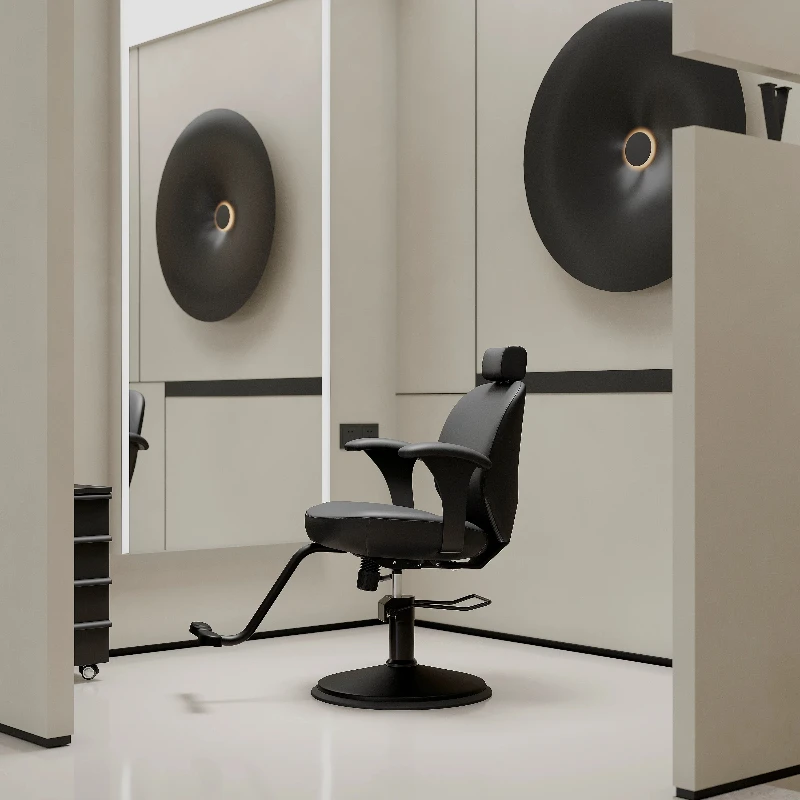 Luxury Modern Barber Chairs Aesthetic Comfortable Swivel Barber Chairs Pedicure Nordic Display Design Sillas Salon Furniture