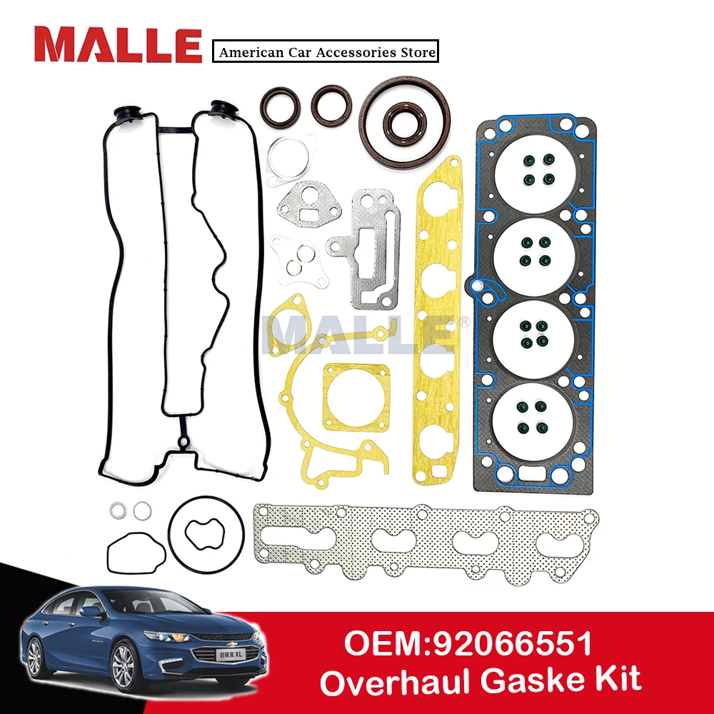 

For GM Chevrolet Buick Old Regal 2.0 L34 Engine Overhaul Rebuilding Gasket Kit Cylinder Head Gakset Set 92067899 Car Accessories