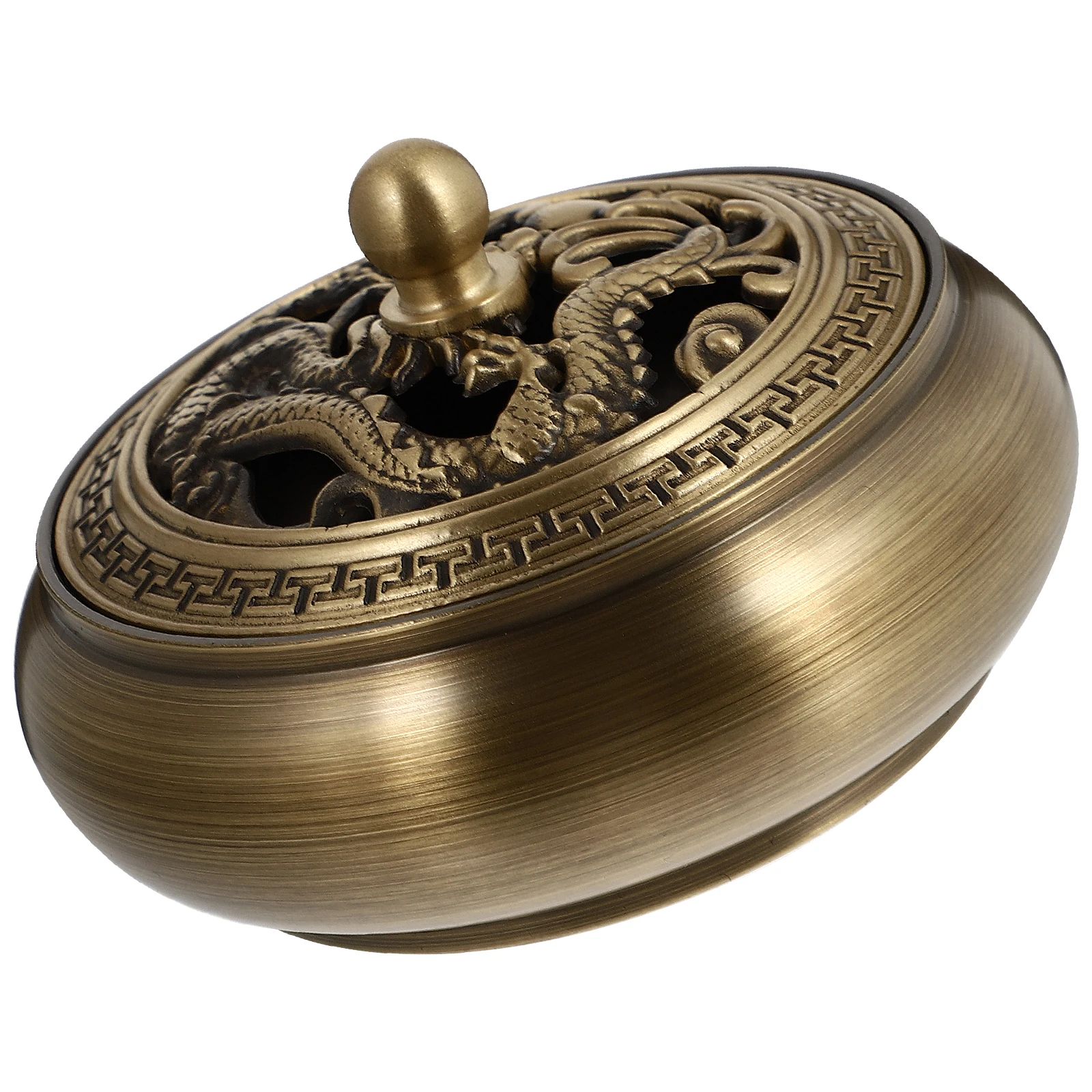 

1set 1Set Brass Incense Burner Retro Metal Censer Holder Home Decor Relaxing Atmosphere Office Use Furnace