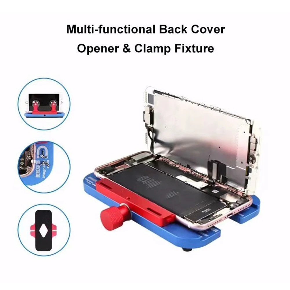 OM Gtools 3 in 1 Multi-Function Dismantling Screen Pressure Holding Fixture For iPhone 14 13 Screen Back Cover Removal Opener