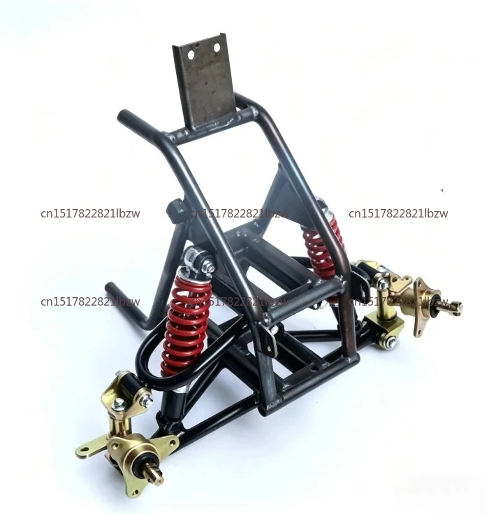 Homemade Four-wheel Motorcycle Accessories Modified Small Inverted Three-wheel Kart Front Frame Beach Suspension Disc Brake