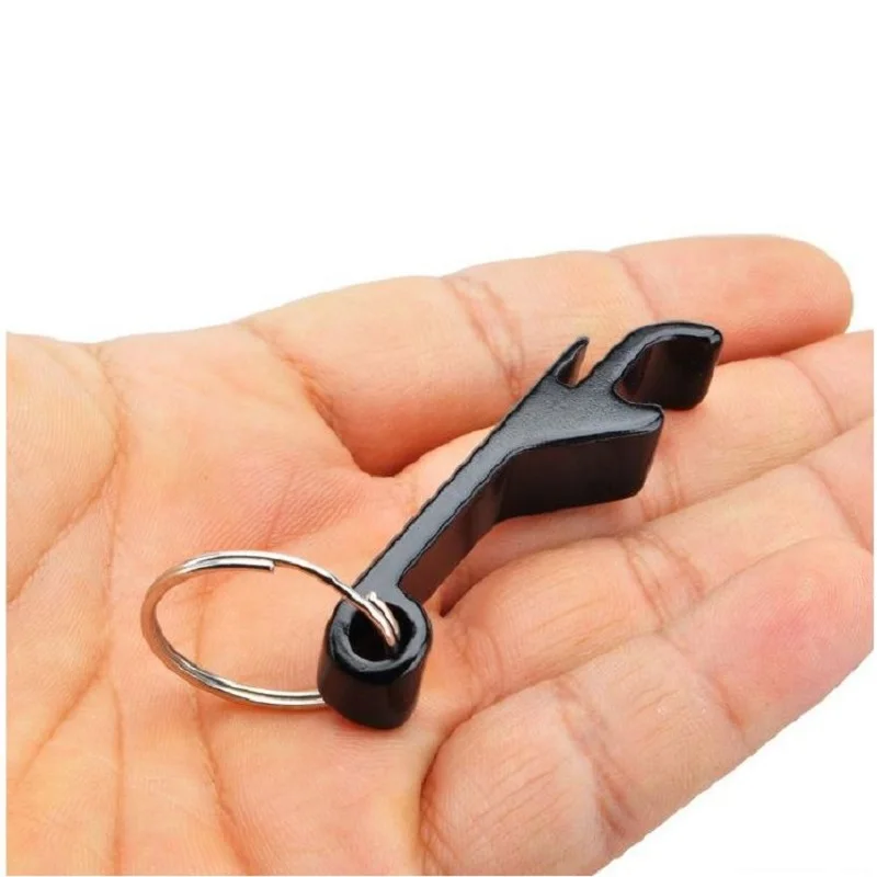 Multifuncional cerveja abridor de garrafas, prático Keychain, Multi-Purpose, personalizado e Novel Mini Gift