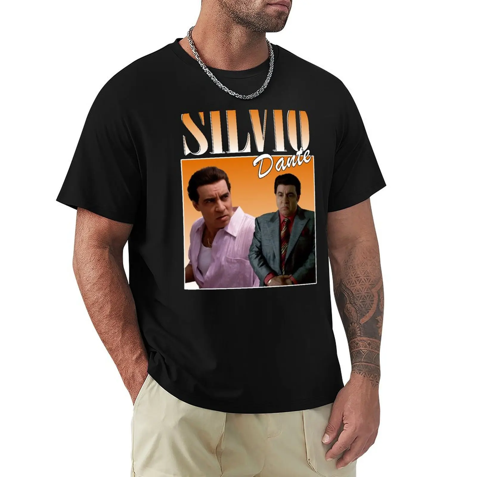 

Silvio Dante Retro Design Sopranos T-Shirt anime shirt tees fashion shirts new gifts and t-shirts men graphic t shirts