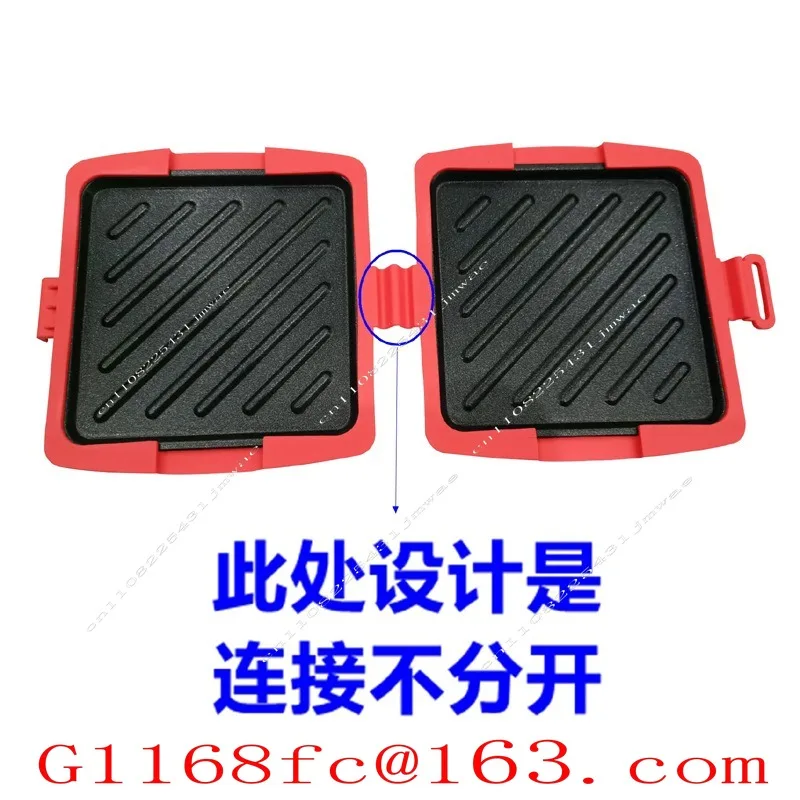 Microwave-safe Sandwich Maker for Quick Heating of Crispy Toast Slices. Silicone Baking Tray Detachable and Washable