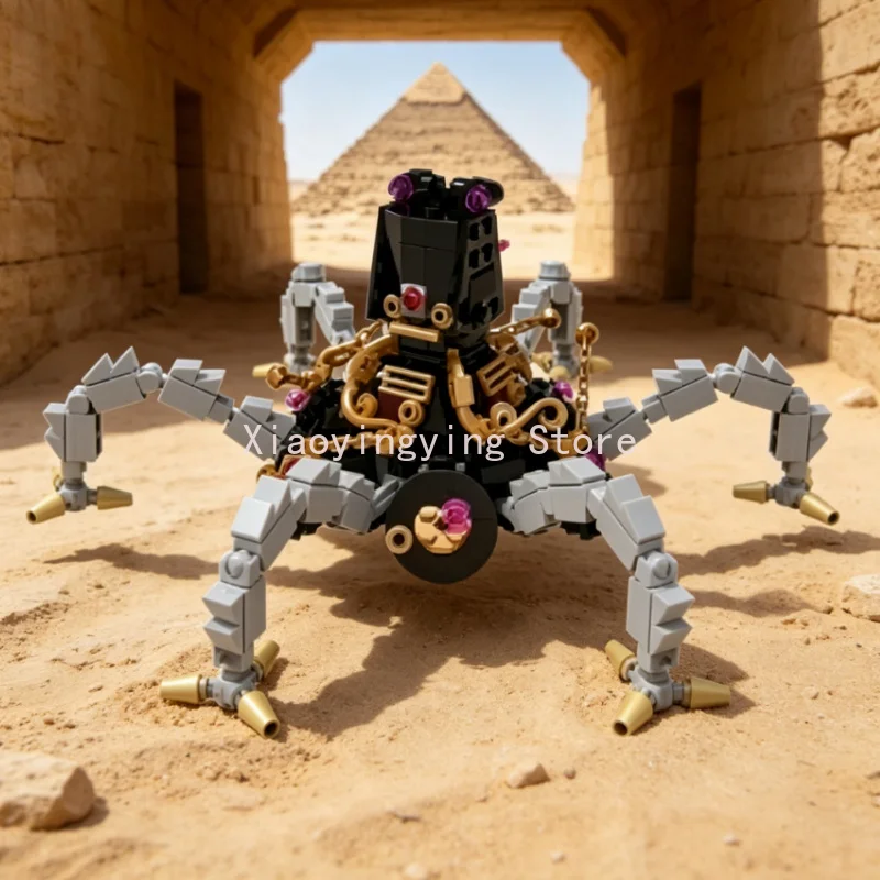 Upgraded Field Creature Sculpture Construction Kit Octopus Guardian Brick Model for Handcraft Collectors Holiday Decor Present