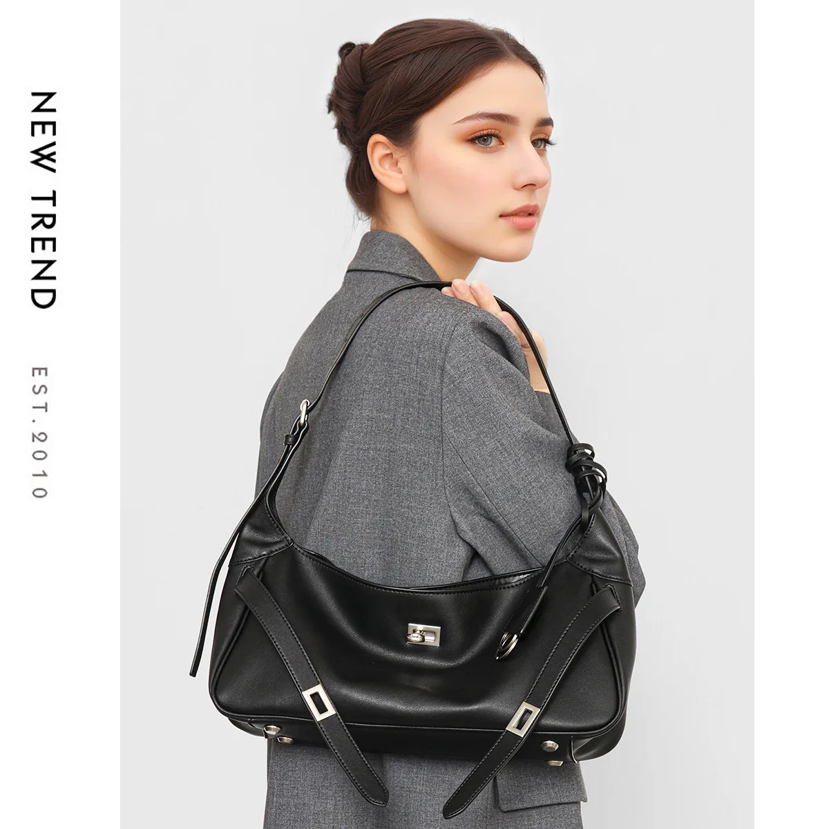 

Новинка 2025, нишевый дизайн, большая вместительная сумка-тоут из воловьей кожи на одно плечо, карманная сумка через плечо, женские сумки с верхними ручками