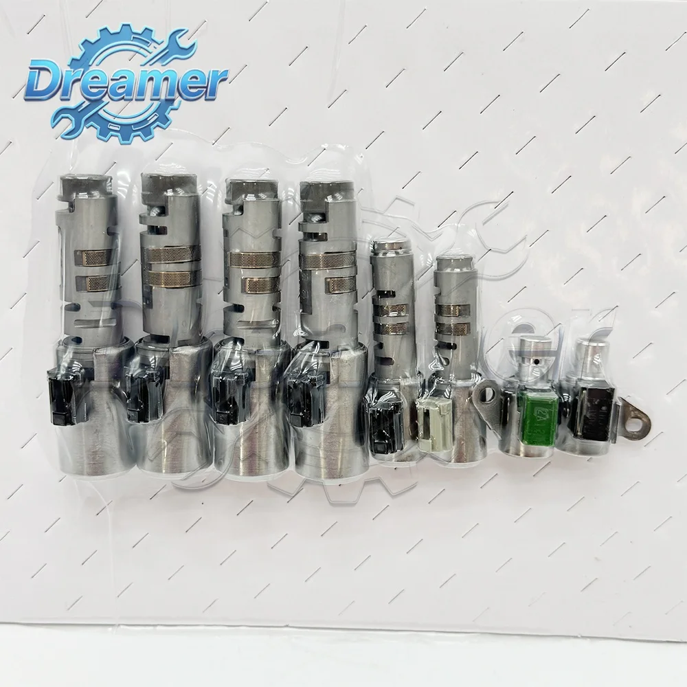 

Genuine TF80SC TF81SC AF40-6 Automatic Transmission Solenoid Valve Kit 8Pcs/Set for Citroen Volvo Fiat Peugeot Renault