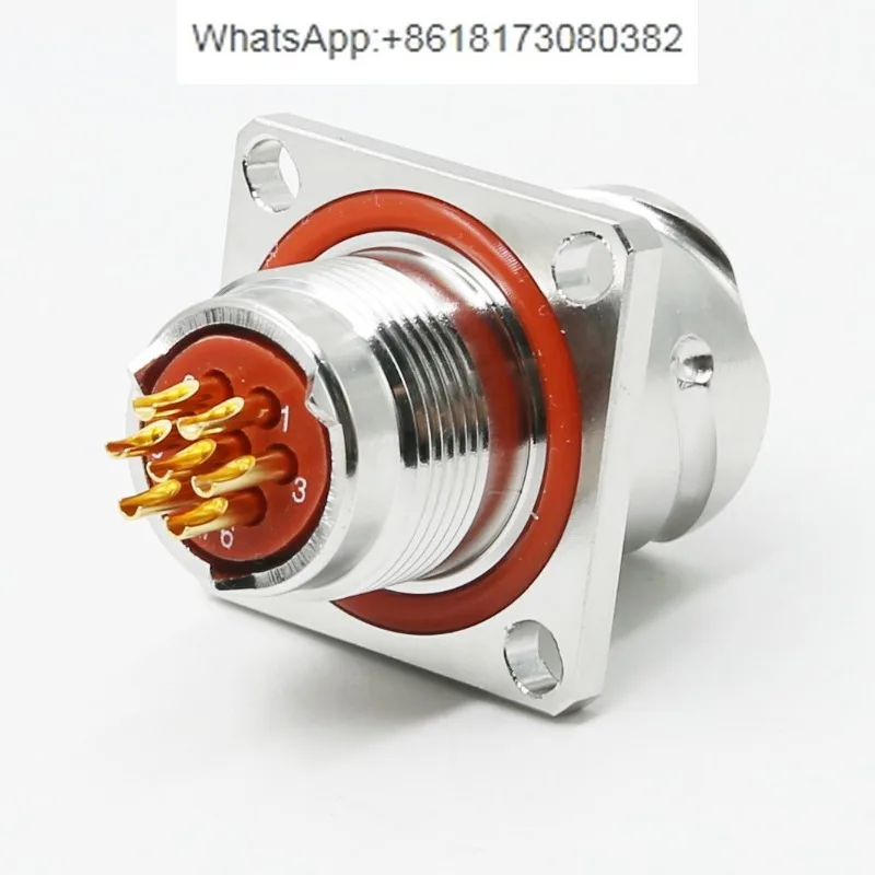 YMA series YMA18F7Z1P40 7-core electrical connector Aerial plug Military quality IP67 Corrosion resistance Salt spray resistance